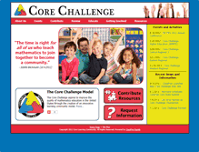 Tablet Screenshot of corechallenge.org